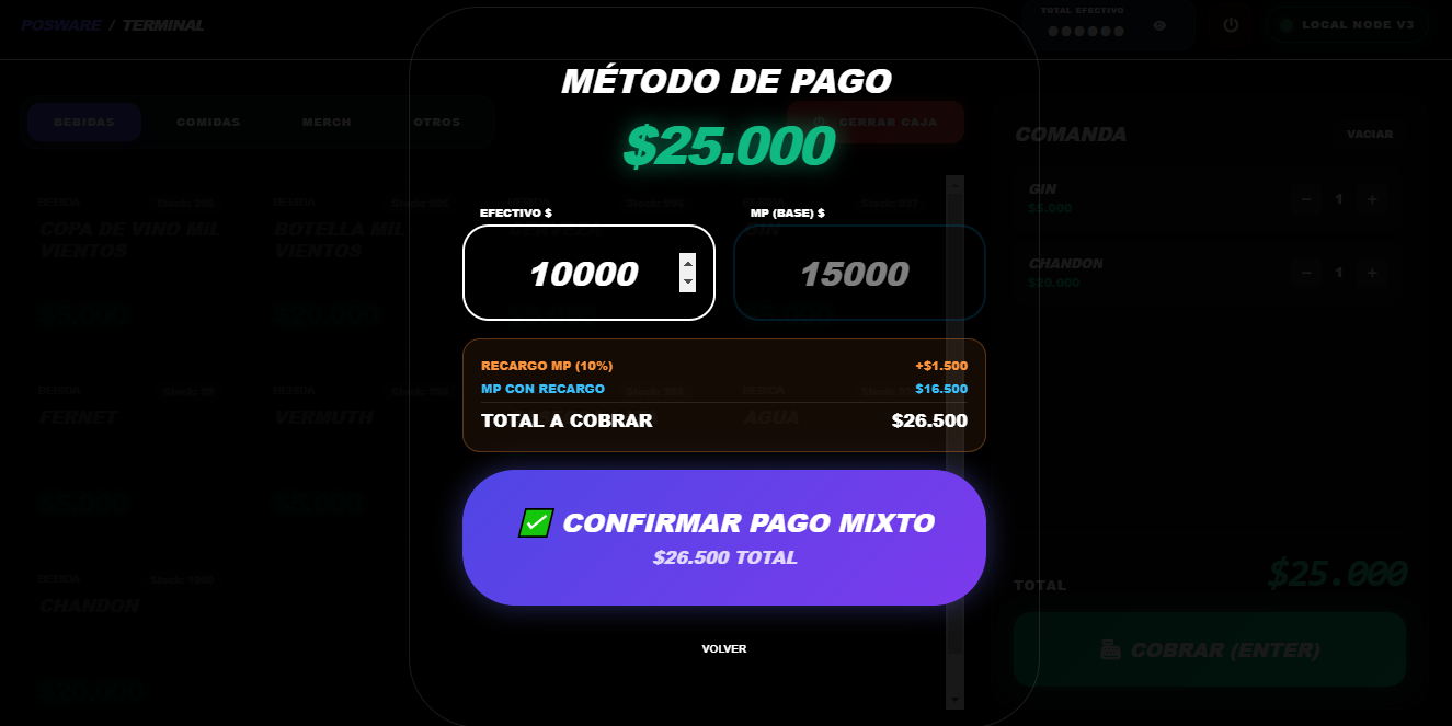 Módulo de Pago Mixto